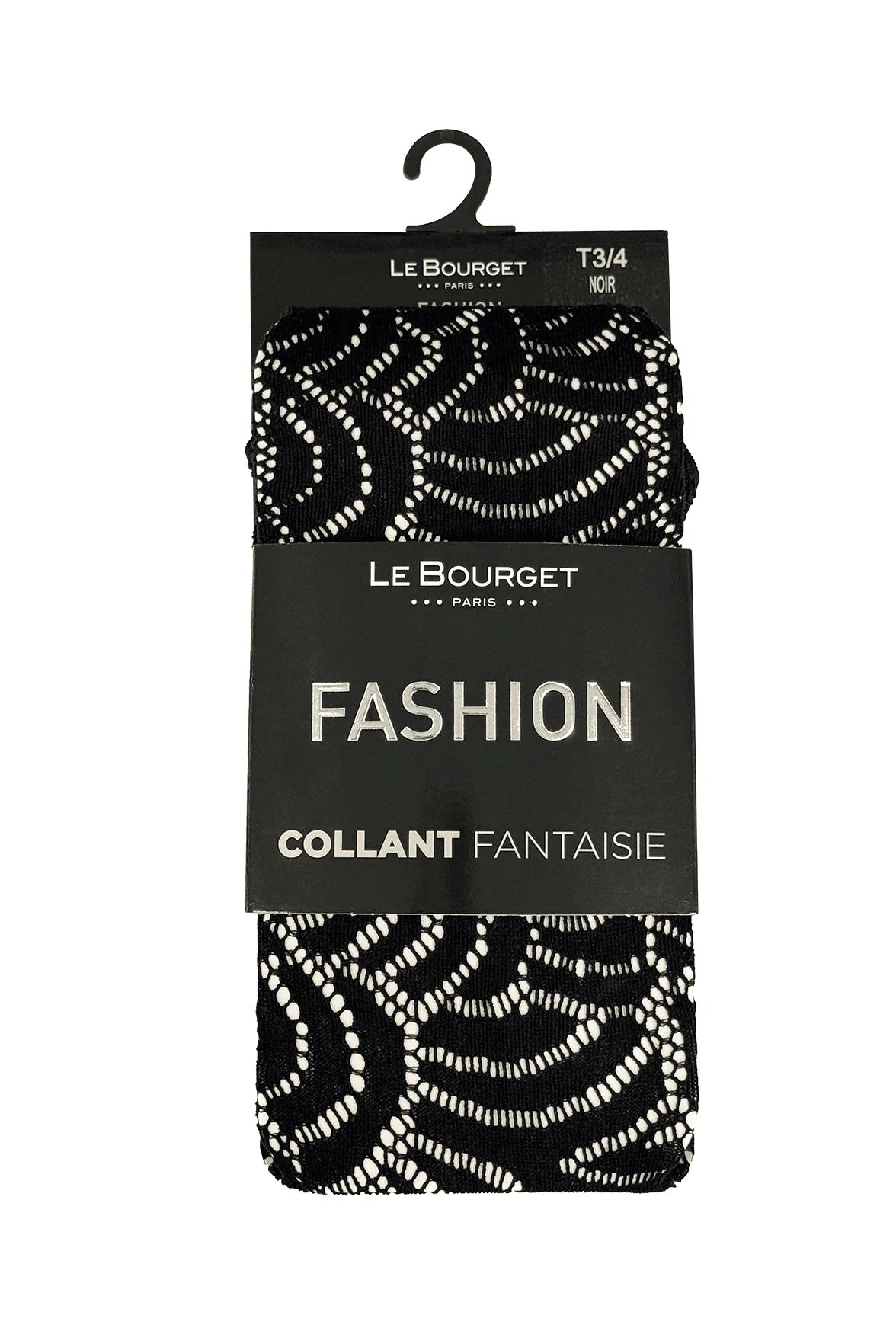 Collant Résille Dentelle Fashion Harmony - Noir - Image 4