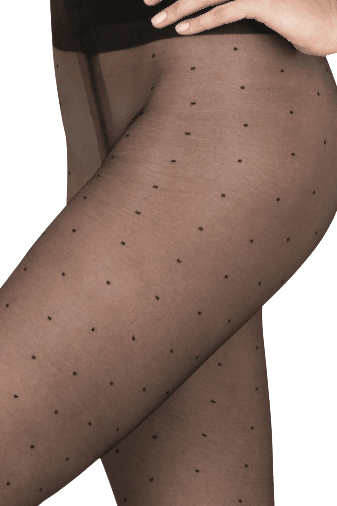 Collant Plumetis 20D Création  - Noir - Image 4