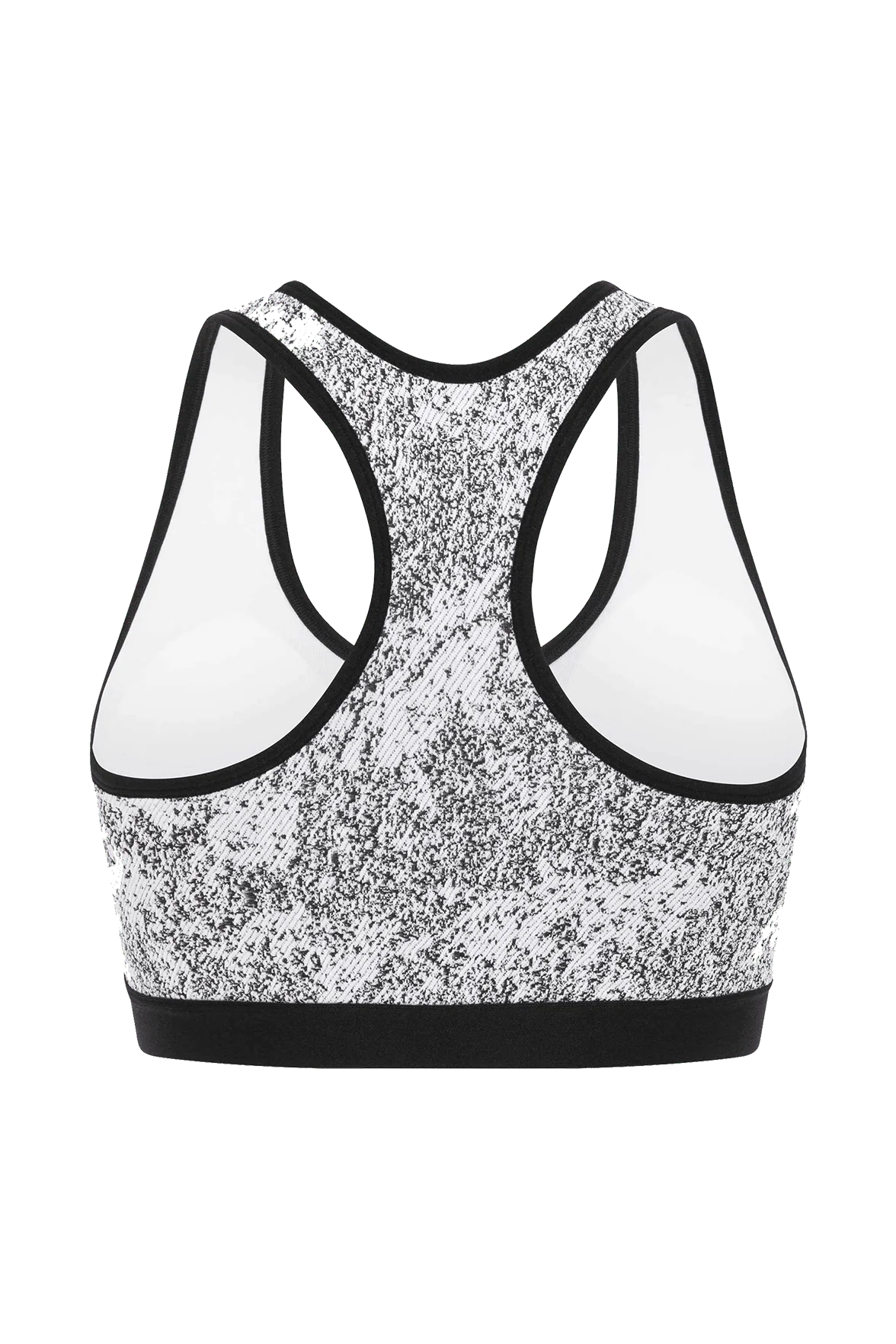 Brassières Bretelles Larges Dos Nageur avec Coques Amovibles Sport - Noir - Image 4